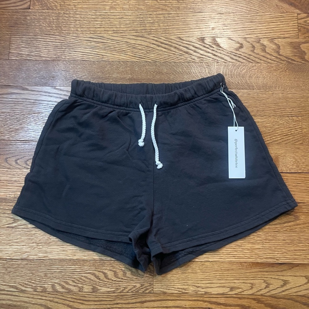 Perfect White Tee - Layla Shorts in Vintage Black (Small) NWT
